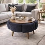Atelier Del Sofa Papatya 60 - Antracita, Nogal